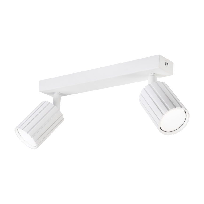 Brilagi - Foco orientable CRISPINA 2x GU10/10W/230V blanco