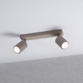 Brilagi - Foco orientable CRISPINA 2xGU10/10W/230V beige
