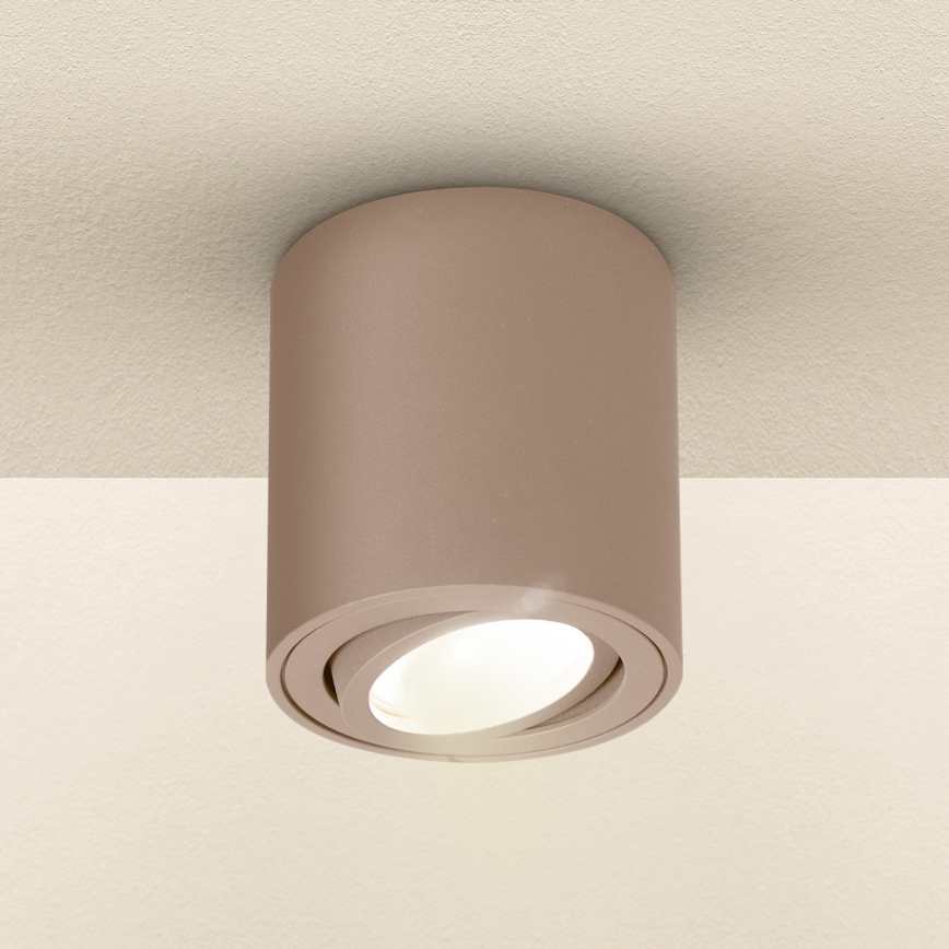 Brilagi - Foco orientable MIA 1xGU10/30W/230V 84x80 mm beige