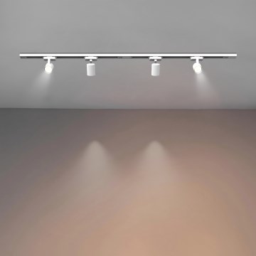 Brilagi - Foco orientable para sistema de riel HUSKY 4xGU10/10W/230V blanco