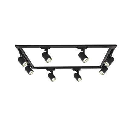 Brilagi - Foco para sistema de riel HUSKY 8xGU10/10W/230V negro