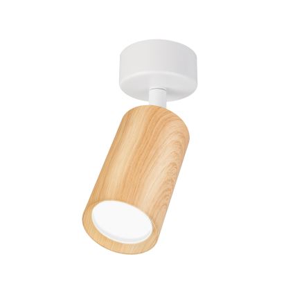 Brilagi - Foco SELE 1xGU10/30W/230V blanco/decoración de roble