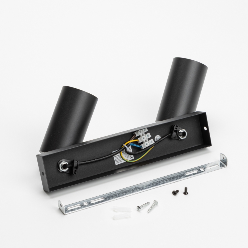 Brilagi - Foco SELE 2xGU10/30W/230V negro/dorado