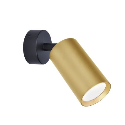 Brilagi - Foco SELE GOLDEN 1xGU10/30W/230V negro/dorado
