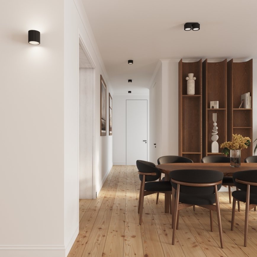 Brilagi - Foco SFERA 1xGX53/30W/230V diámetro 10 cm negro