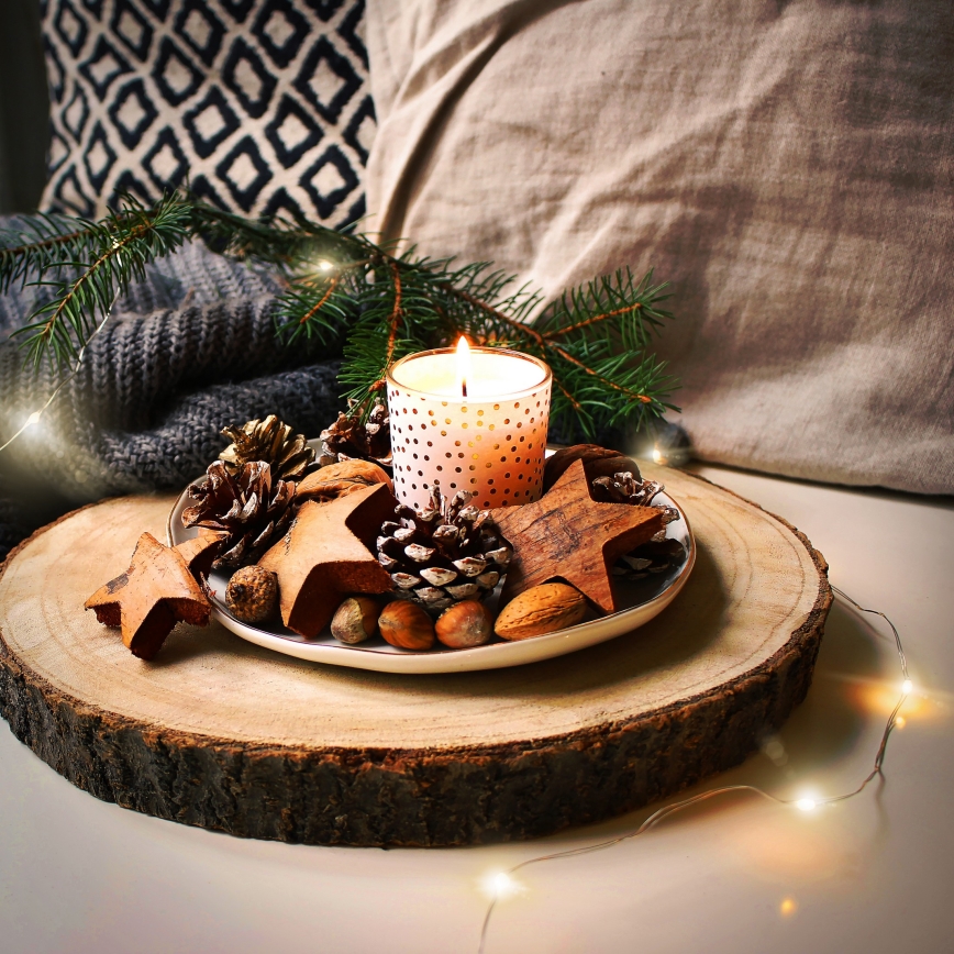 Brilagi - Guirnalda LED 100 LEDs/3x AA 10 m blanco cálido