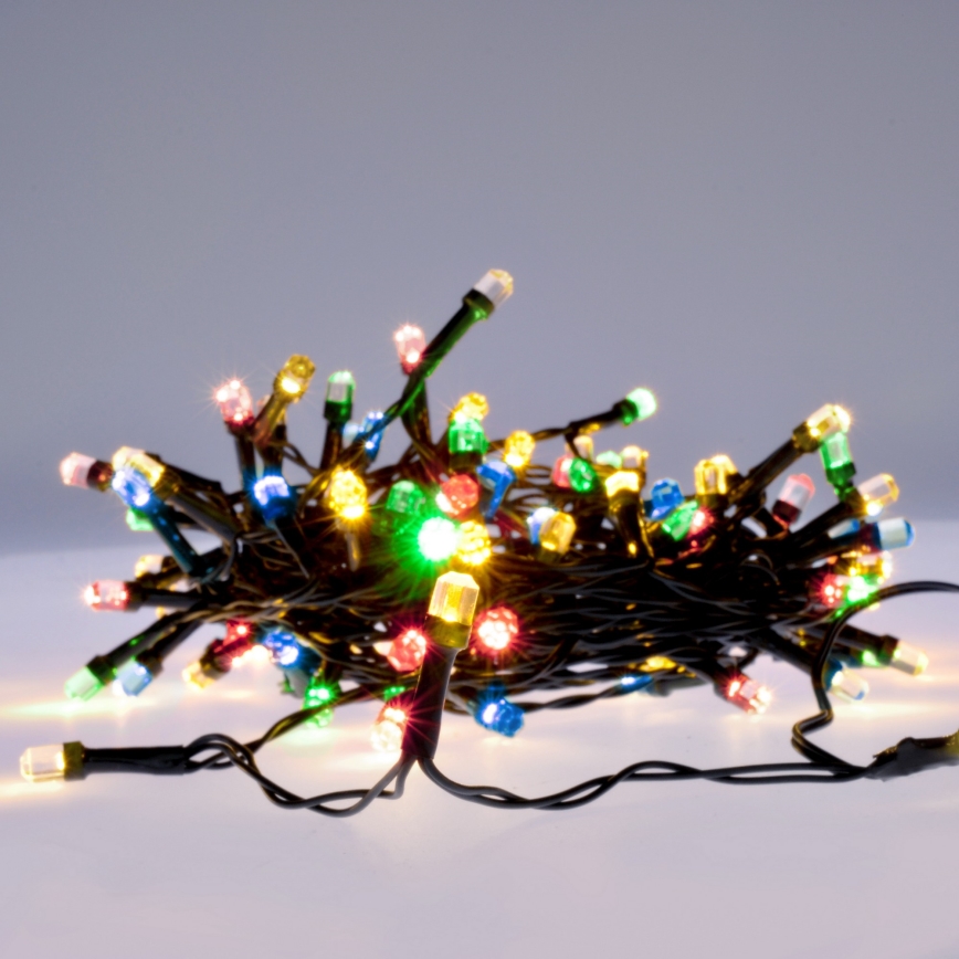 Brilagi - Guirnalda LED de Navidad para exterior 200xLED/2 funciones 25m IP44 multicolor