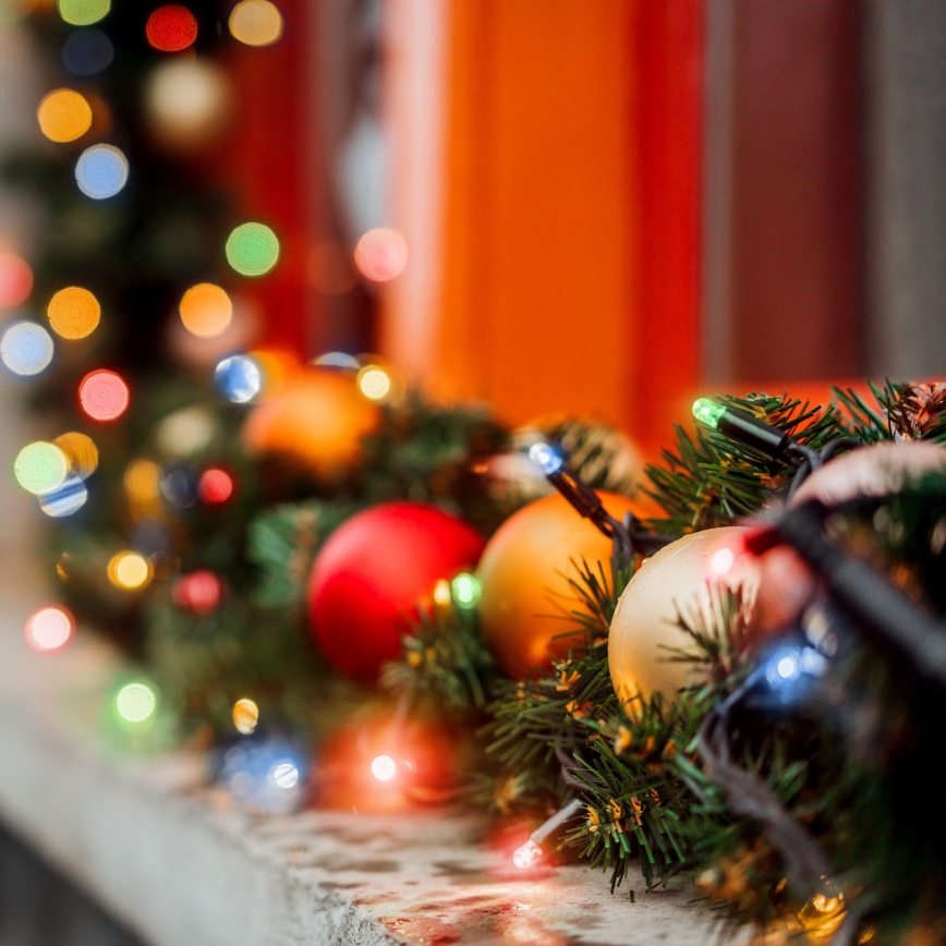 Brilagi - Guirnalda LED de Navidad para exterior 200xLED/2 funciones 25m IP44 multicolor