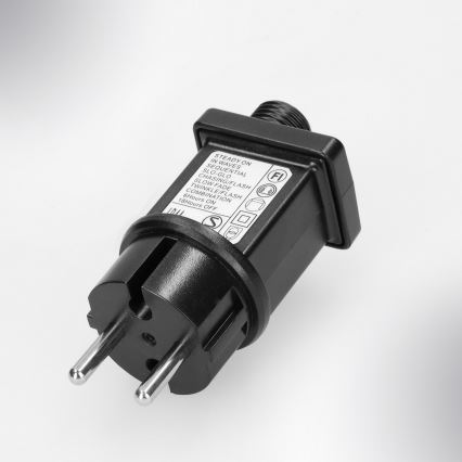 Brilagi - Guirnalda LED para exterior, 200 LEDs, 8 funciones, 13 m, IP44, blanco cálido, estilo carámbano