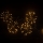 Brilagi - Guirnalda navideña LED para exterior 150 LEDs 5 m IP44 blanco cálido efecto de fuegos artificiales