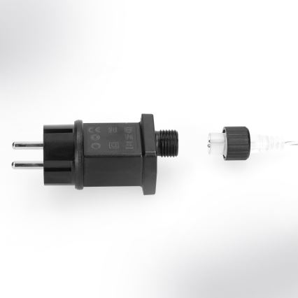 Brilagi - Guirnalda navideña LED para exterior 150xLED 5m IP44 luz blanca fría efecto fuegos artificiales