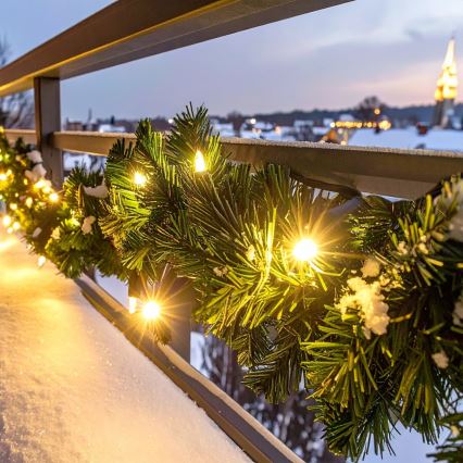 Brilagi - Guirnalda navideña LED para exterior 80xLED/230V 500 cm IP44
