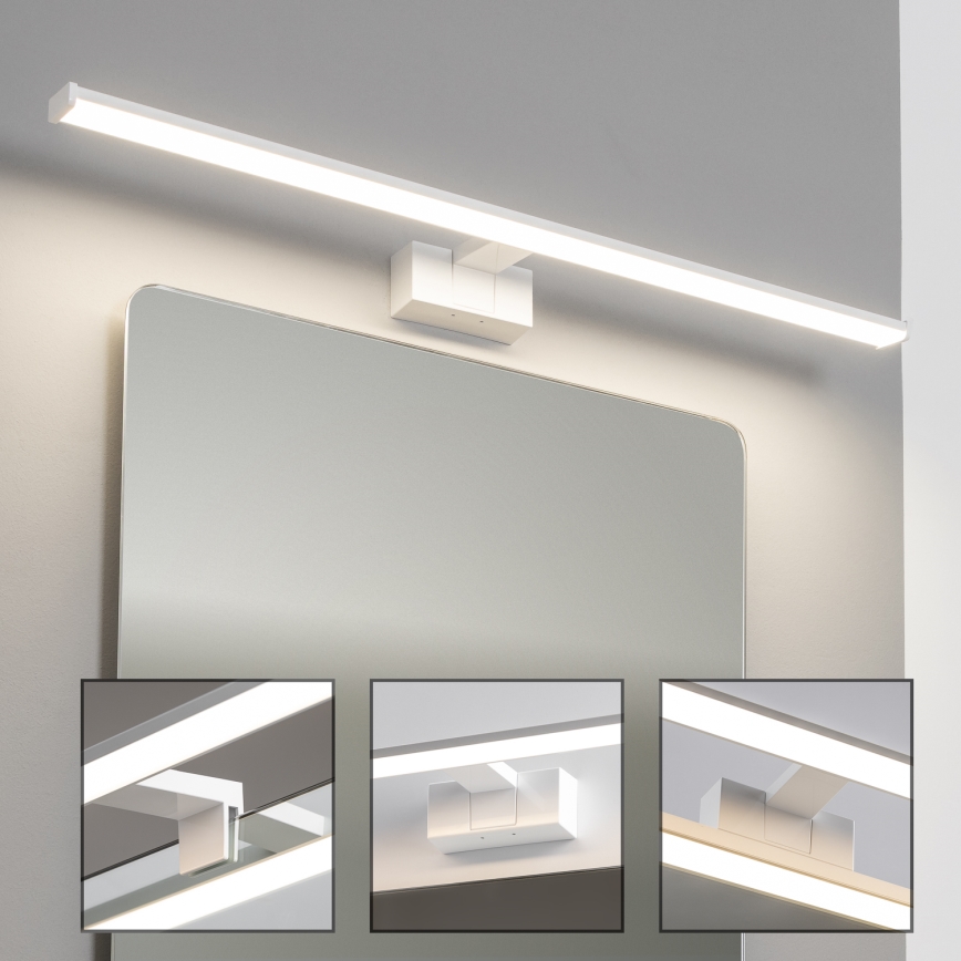 Brilagi - Iluminación LED para espejo de baño 3 en 1 VESTRA LED/15W/230V 80 cm IP44 blanca