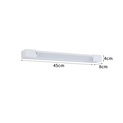 Brilagi - Iluminación LED para espejo de baño AQUA LINE LED/12W/230V 45 cm IP44 blanco CRI 90