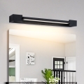 Brilagi - Iluminación LED para espejo de baño AQUA LINE LED/12W/230V 45 cm IP44 negra