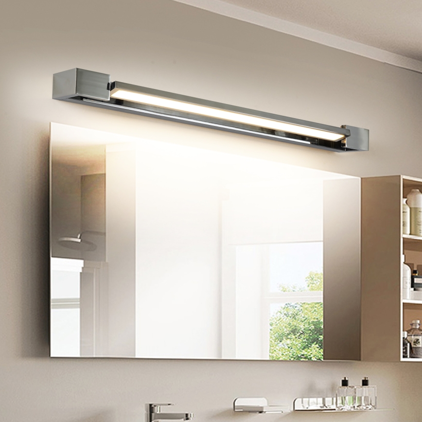 Brilagi - Iluminación LED para espejo de baño AQUA LINE LED/18W/230V 60 cm IP44 cromo brillante
