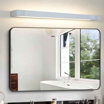 Brilagi - Iluminación LED para espejo de baño AQUA LINE, LED/24W/230V, 90 cm, IP44, cromo mate, CRI 90