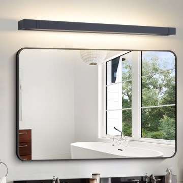 Brilagi - Iluminación LED para espejo de baño AQUA LINE LED/24W/230V 90 cm IP44 negra