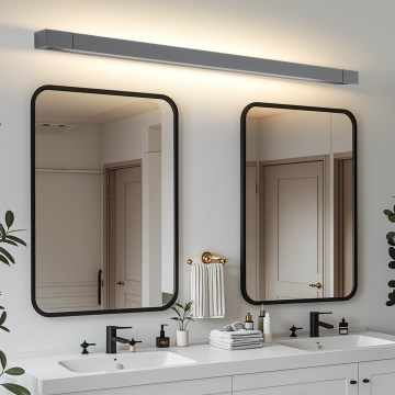 Brilagi - Iluminación LED para espejo de baño AQUA LINE LED/36W/230V 120 cm IP44 antracita