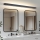 Brilagi - Iluminación LED para espejo de baño AQUA LINE LED/36W/230V 120 cm IP44 negra CRI 90