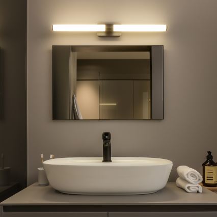 Brilagi - Iluminación LED para espejo de baño DIANA LED/10W/230V 60 cm IP44 negro
