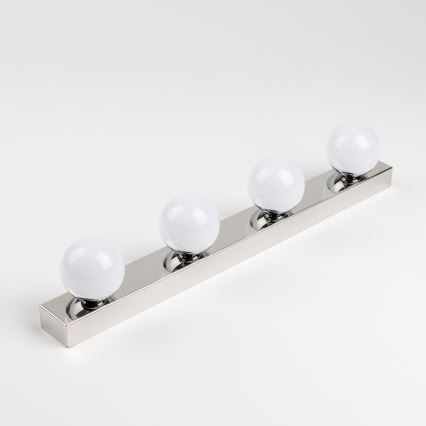 Brilagi - Iluminación LED para espejo de baño HOLLYWOOD 4xLED/3W/230V 53 cm IP44 cromo brillante