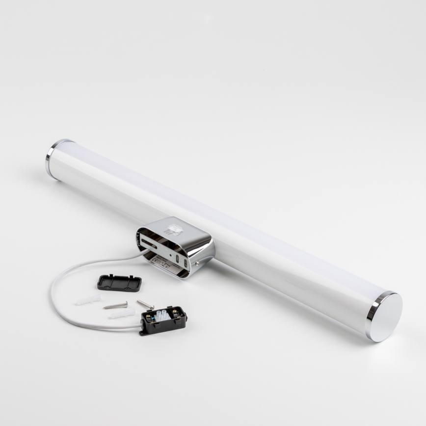 Brilagi - Iluminación LED para espejo de baño TUBE LED/15W/230V 3000/4000/6500K IP44 cromo brillante