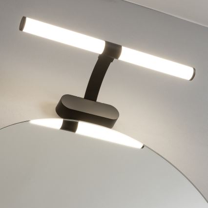Brilagi - Iluminación LED 2 en 1 para espejo de baño TUBEO LED/6W/230V 40 cm IP44 negro