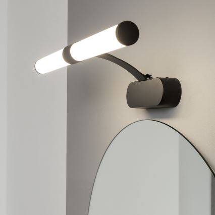 Brilagi - Iluminación LED 2 en 1 para espejo de baño TUBEO LED/6W/230V 40 cm IP44 negro