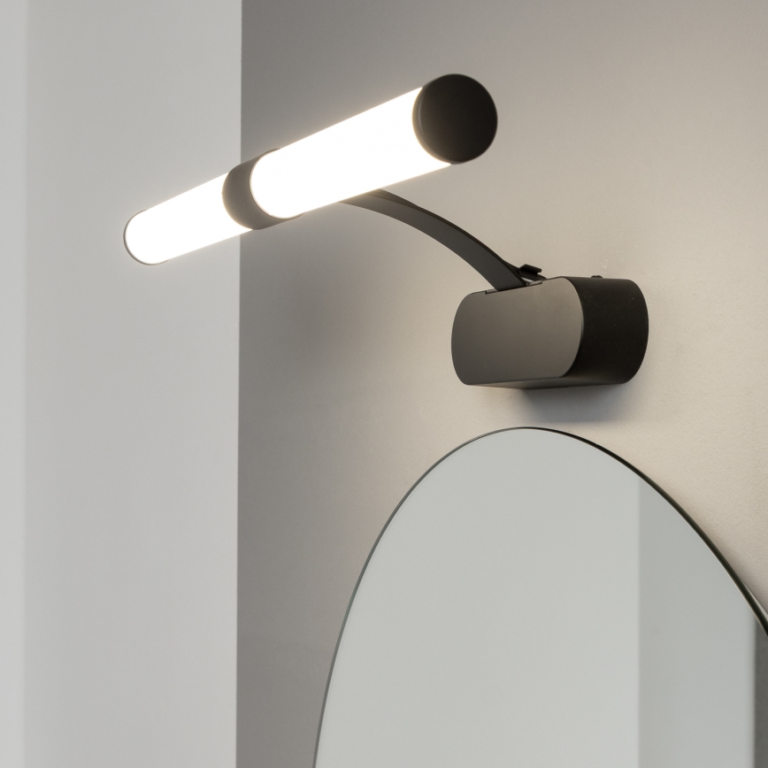 Brilagi - Iluminación LED 2 en 1 para espejo de baño TUBEO LED/6W/230V 40 cm IP44 negro