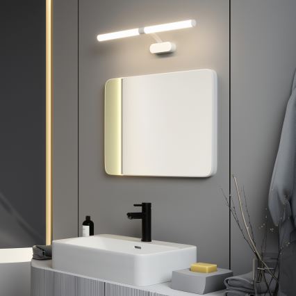 Brilagi - Iluminación LED para espejo de baño 2 en 1 TUBEO LED/8W/230V 60 cm IP44 blanca