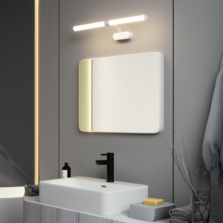 Brilagi - Iluminación LED para espejo de baño 2 en 1 TUBEO LED/8W/230V 60 cm IP44 blanca