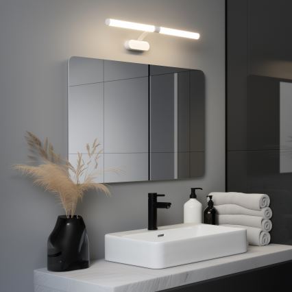 Brilagi - Iluminación LED para espejo de baño 2 en 1 TUBEO LED/8W/230V 60 cm IP44 blanca