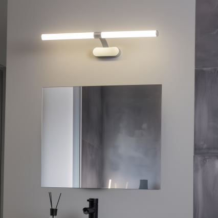 Brilagi - Iluminación LED 2 en 1 para espejo de baño TUBEO LED/8W/230V 60 cm IP44 plateado