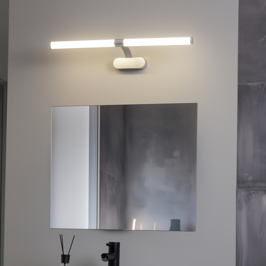 Brilagi - Iluminación LED 2 en 1 para espejo de baño TUBEO LED/8W/230V 60 cm IP44 plateado
