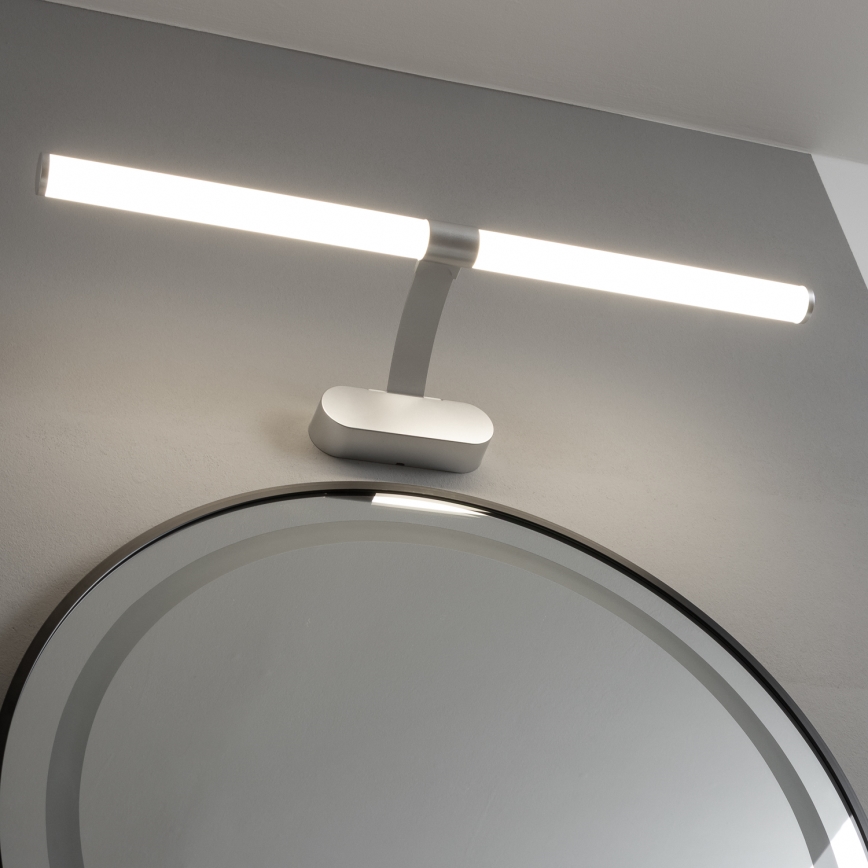 Brilagi - Iluminación LED 2 en 1 para espejo de baño TUBEO LED/8W/230V 60 cm IP44 plateado