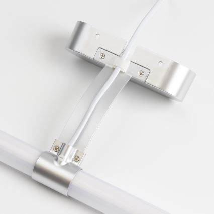 Brilagi - Iluminación LED 2 en 1 para espejo de baño TUBEO LED/8W/230V 60 cm IP44 plateado