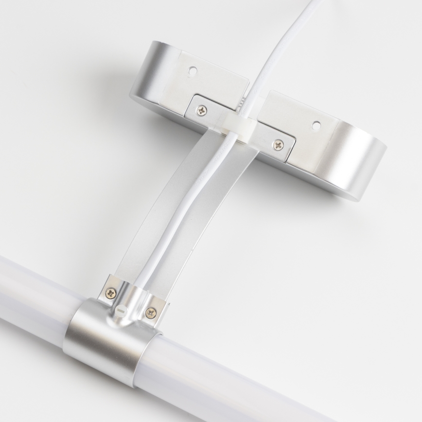 Brilagi - Iluminación LED 2 en 1 para espejo de baño TUBEO LED/8W/230V 60 cm IP44 plateado