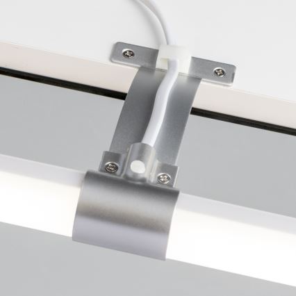 Brilagi - Iluminación LED 2 en 1 para espejo de baño TUBEO LED/8W/230V 60 cm IP44 plateado