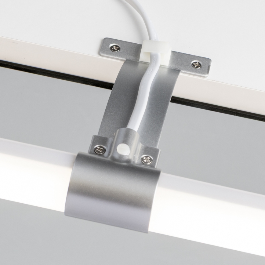 Brilagi - Iluminación LED 2 en 1 para espejo de baño TUBEO LED/8W/230V 60 cm IP44 plateado
