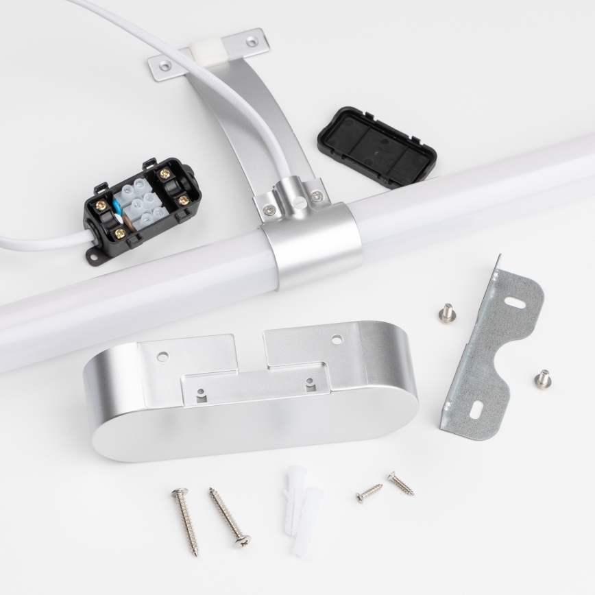 Brilagi - Iluminación LED 2 en 1 para espejo de baño TUBEO LED/8W/230V 60 cm IP44 plateado