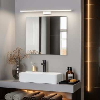 Brilagi - Iluminación LED para espejo de baño 3 en 1 VESTRA LED/15W/230V 80 cm IP44 blanca