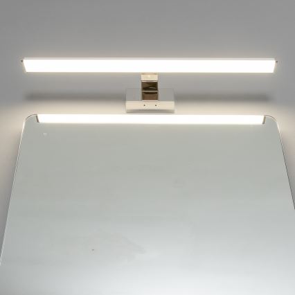 Brilagi - Luz LED para espejo de baño 3 en 1 VESTRA LED/12W/230V 60 cm IP44 cromo brillante