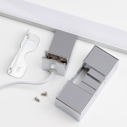 Brilagi - Luz LED para espejo de baño 3 en 1 VESTRA LED/12W/230V 60 cm IP44 cromo brillante