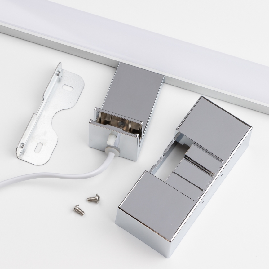 Brilagi - Luz LED para espejo de baño 3 en 1 VESTRA LED/12W/230V 60 cm IP44 cromo brillante