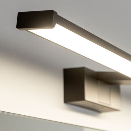 Brilagi - Iluminación LED para espejo de baño 3 en 1 VESTRA LED/12W/230V 60 cm IP44 negra