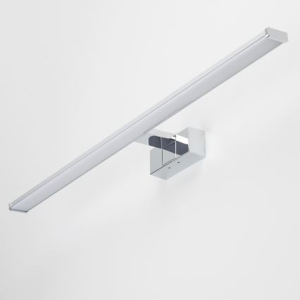 Brilagi - Iluminación LED para espejo de baño 3 en 1 VESTRA LED/15W/230V 80 cm IP44 cromo brillante