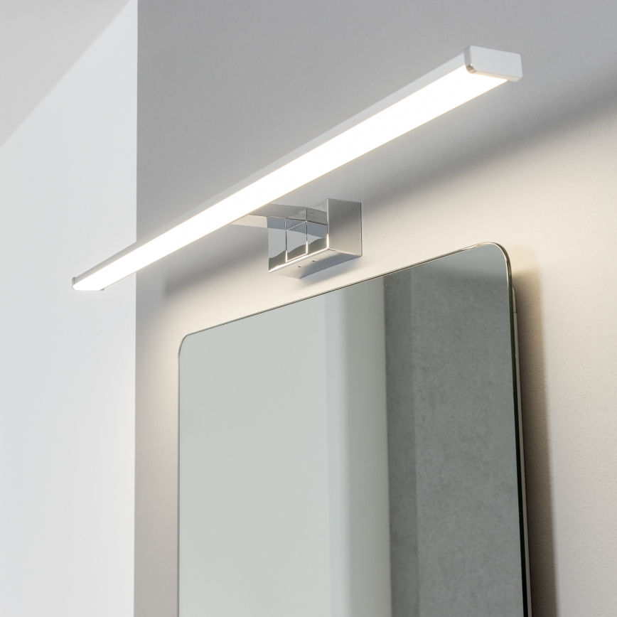 Brilagi - Iluminación LED para espejo de baño 3 en 1 VESTRA LED/15W/230V 80 cm IP44 cromo brillante