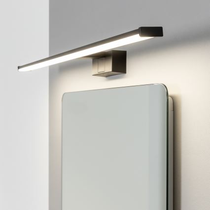 Brilagi - Iluminación LED para espejo de baño 3 en 1 VESTRA LED/15W/230V 80 cm IP44 negra