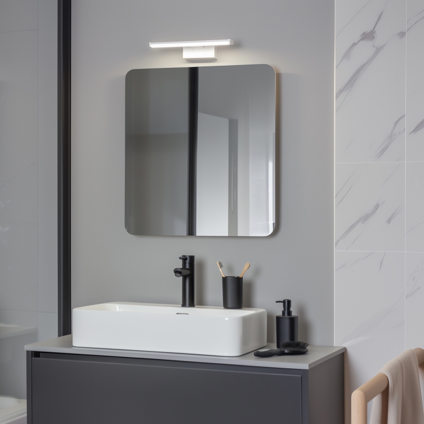 Brilagi - Iluminación LED 3 en 1 para espejo de baño VESTRA LED/6W/230V 30 cm IP44 blanco